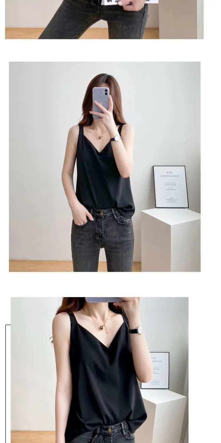 Plus Size Chiffon V-Neck Loose Pants Set — feature 8