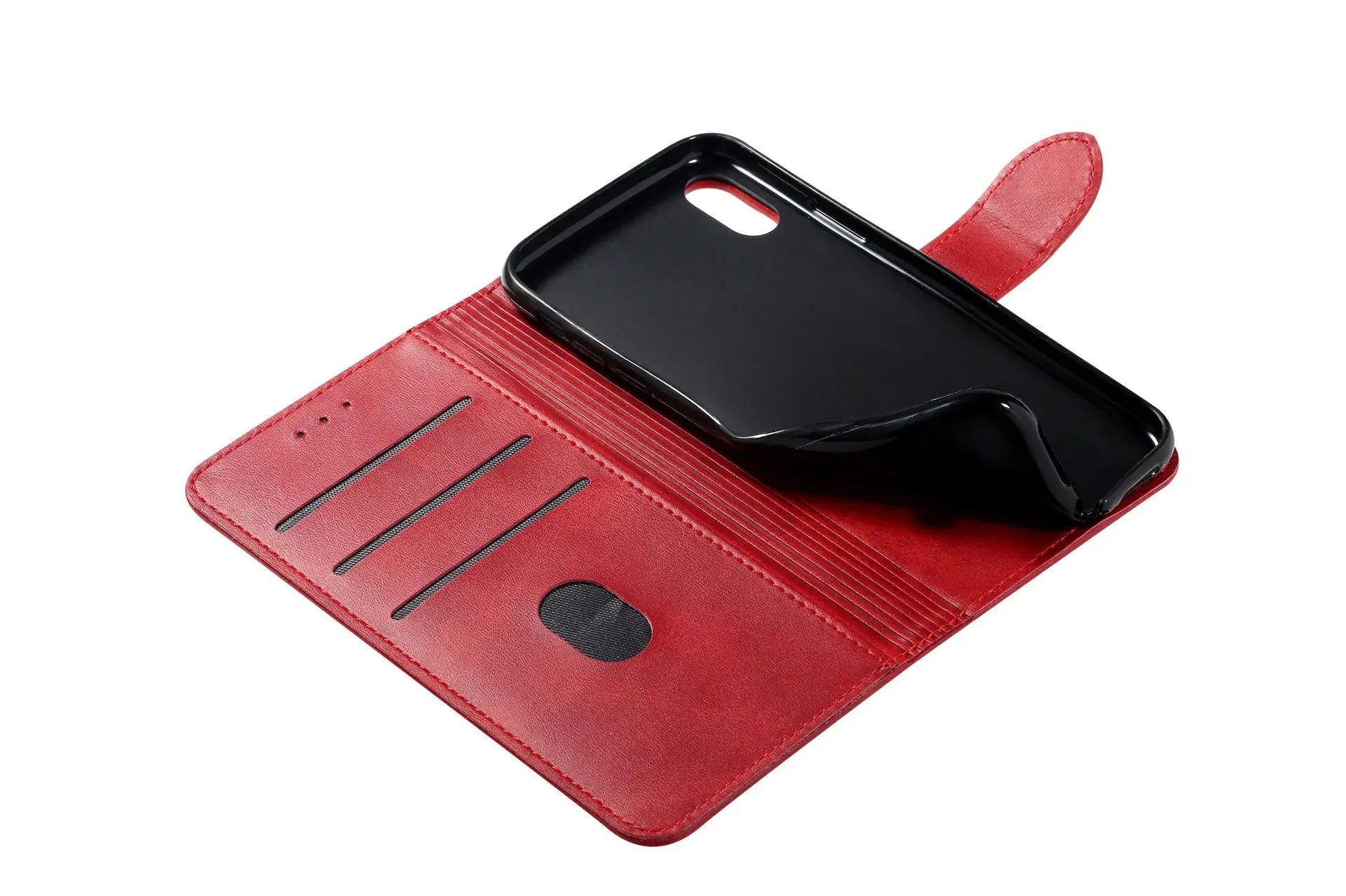 Calfskin iPhone 17 Wallet Case 8Plus Protective Cover — feature 46