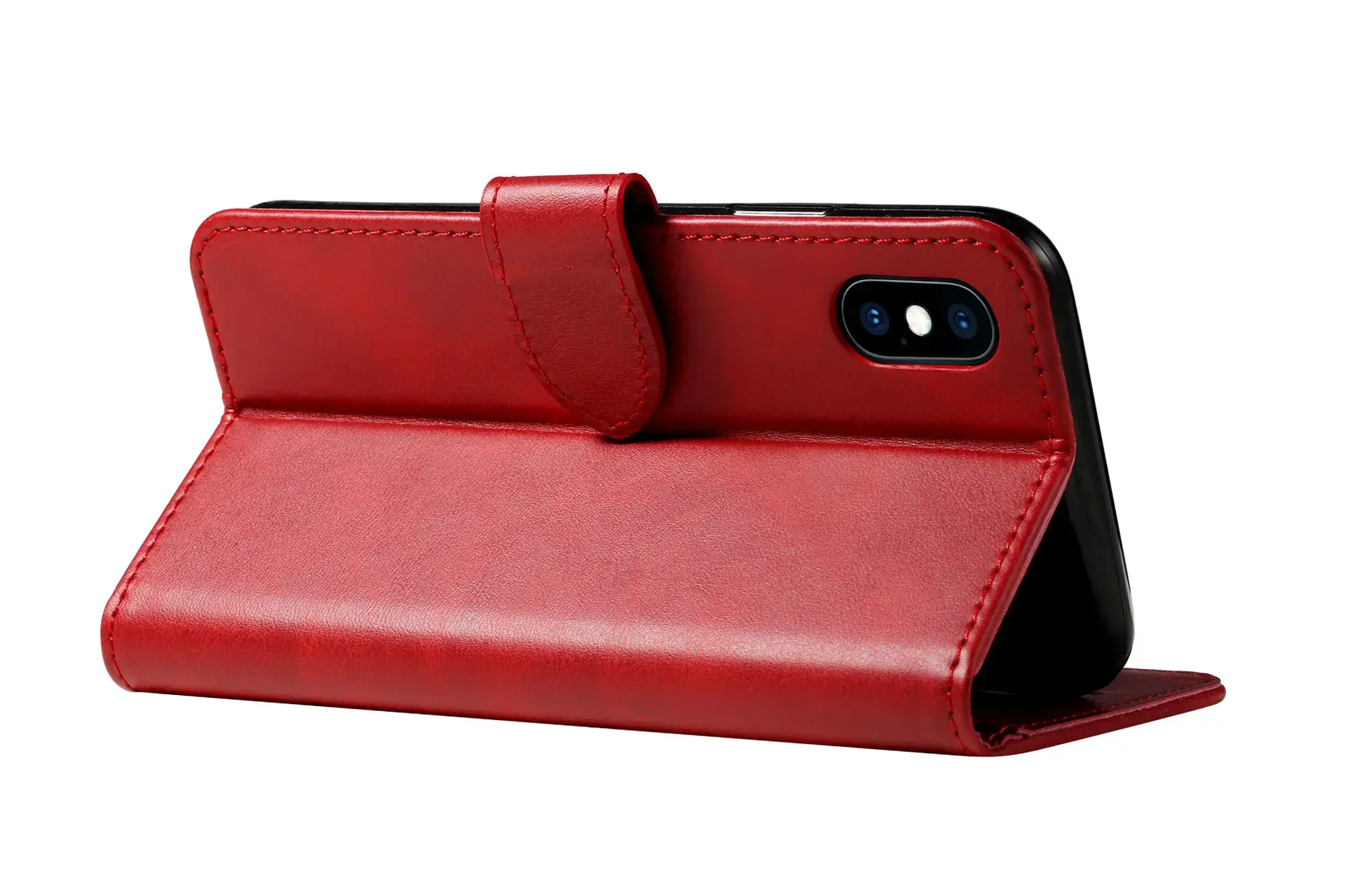Calfskin iPhone 17 Wallet Case 8Plus Protective Cover — feature 48