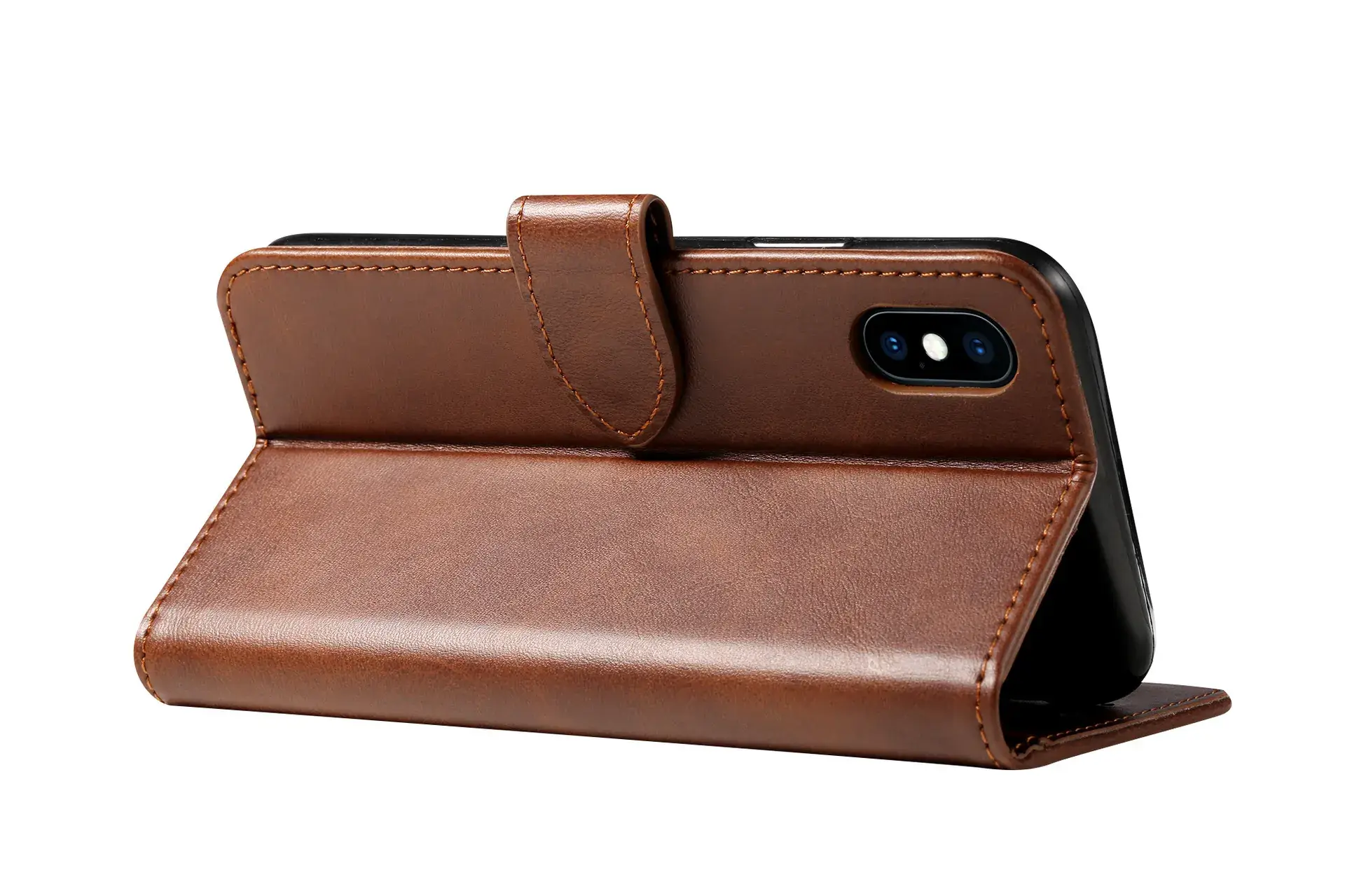 Calfskin iPhone 17 Wallet Case 8Plus Protective Cover — feature 54