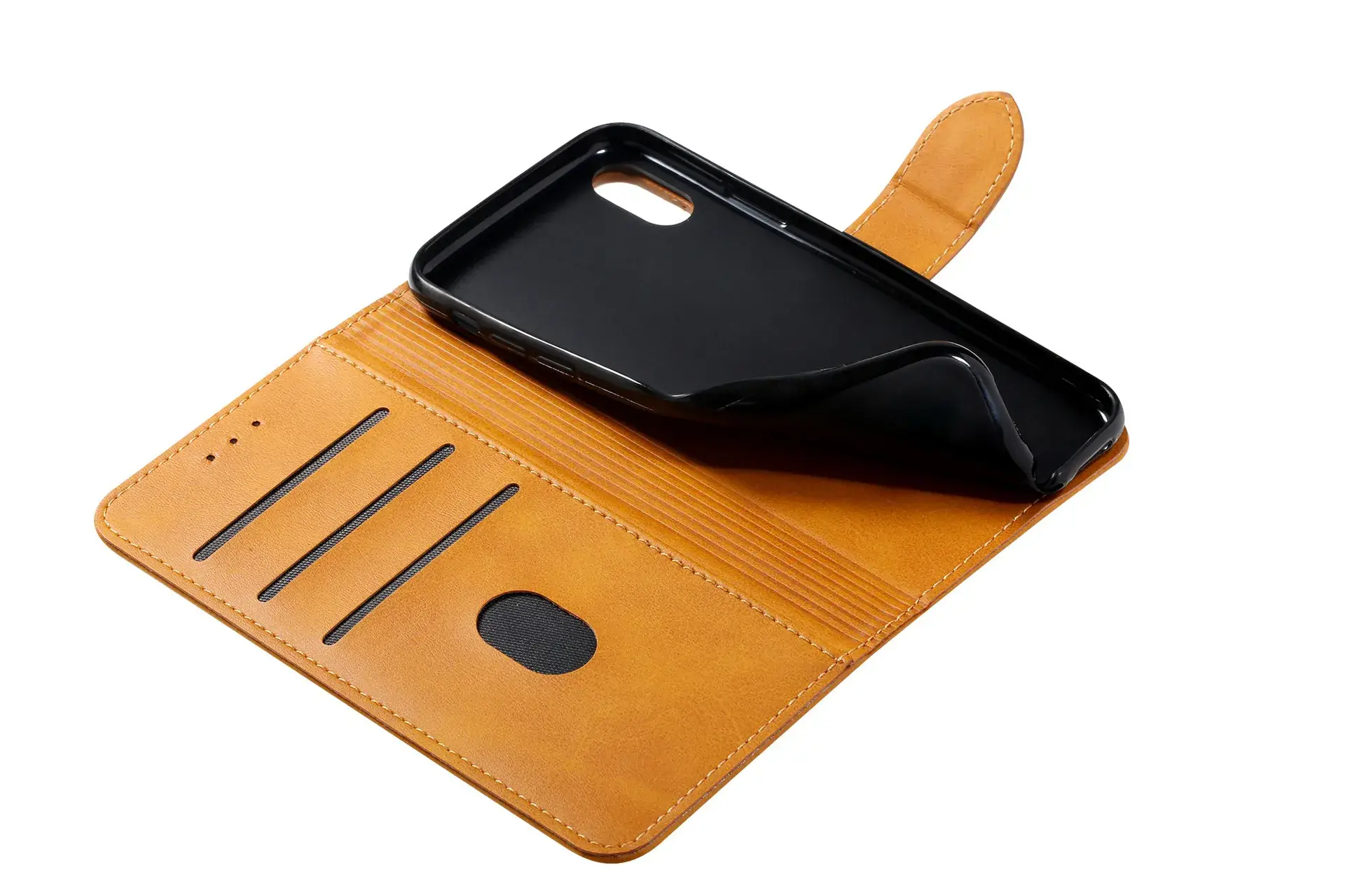 Calfskin iPhone 17 Wallet Case 8Plus Protective Cover — feature 62