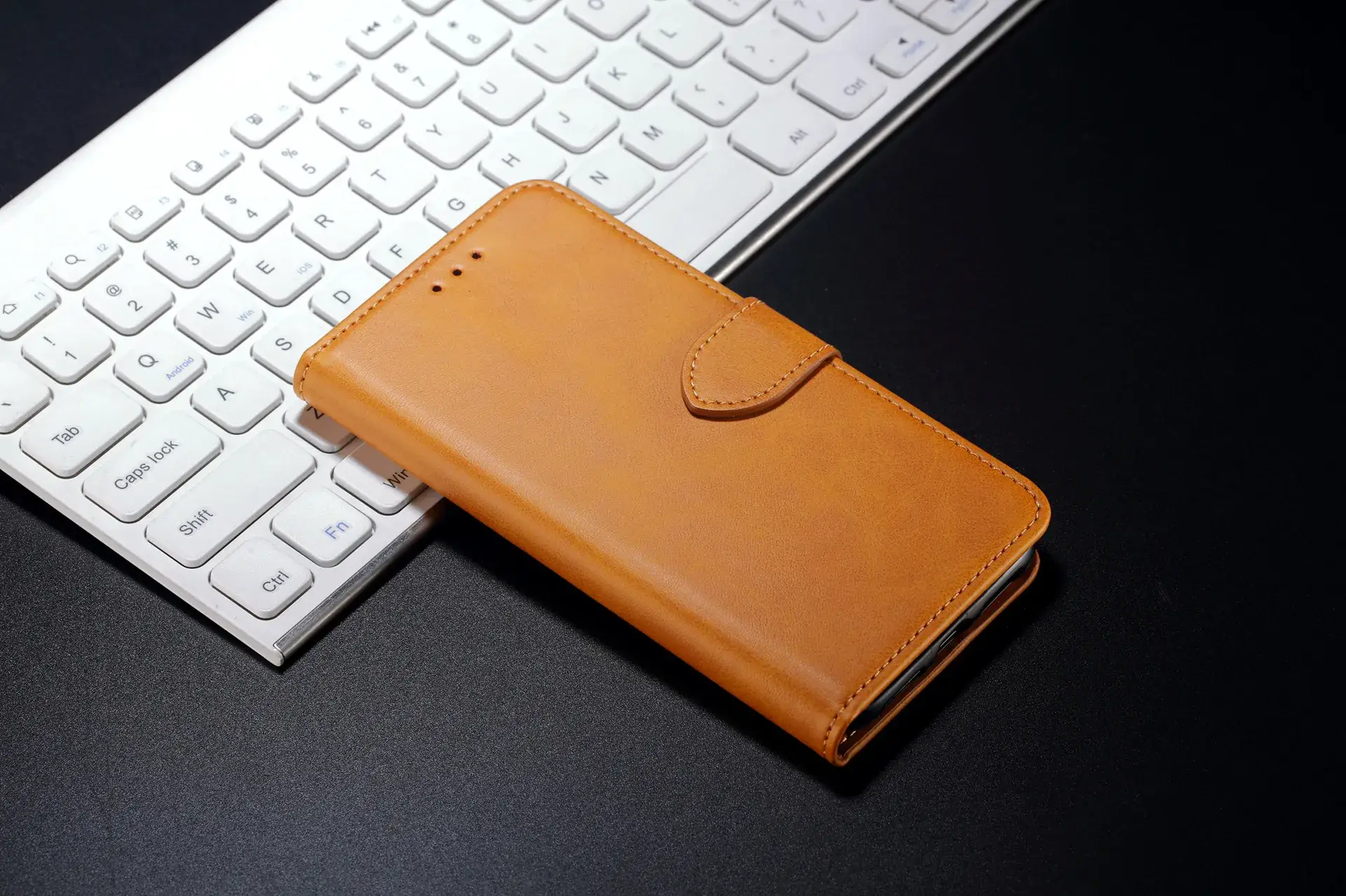 Calfskin iPhone 17 Wallet Case 8Plus Protective Cover — feature 70