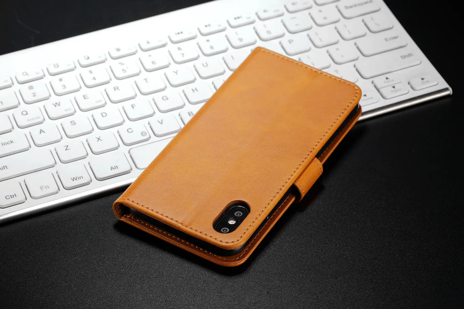Calfskin iPhone 17 Wallet Case 8Plus Protective Cover — feature 71