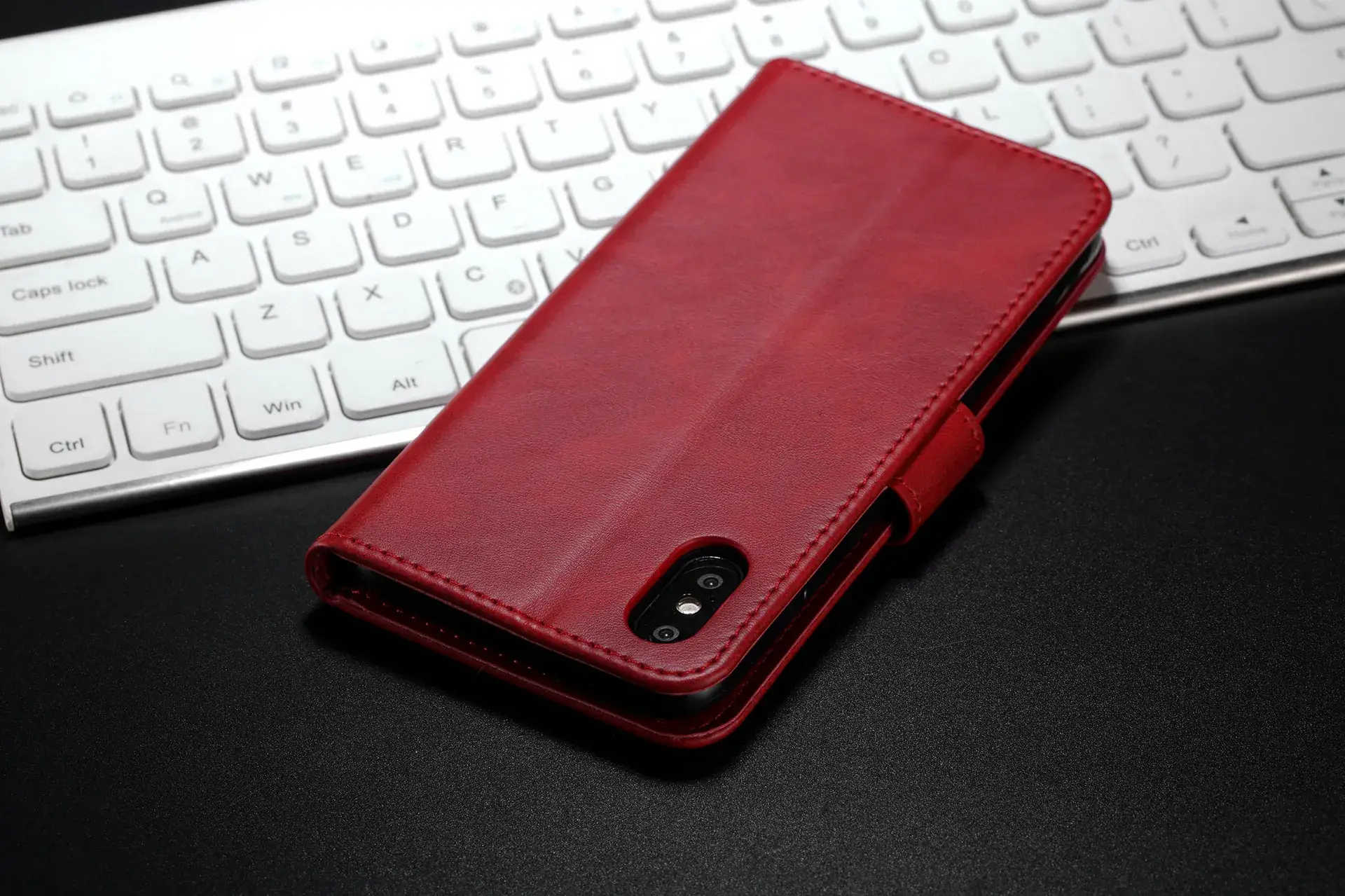 Calfskin iPhone 17 Wallet Case 8Plus Protective Cover — feature 74