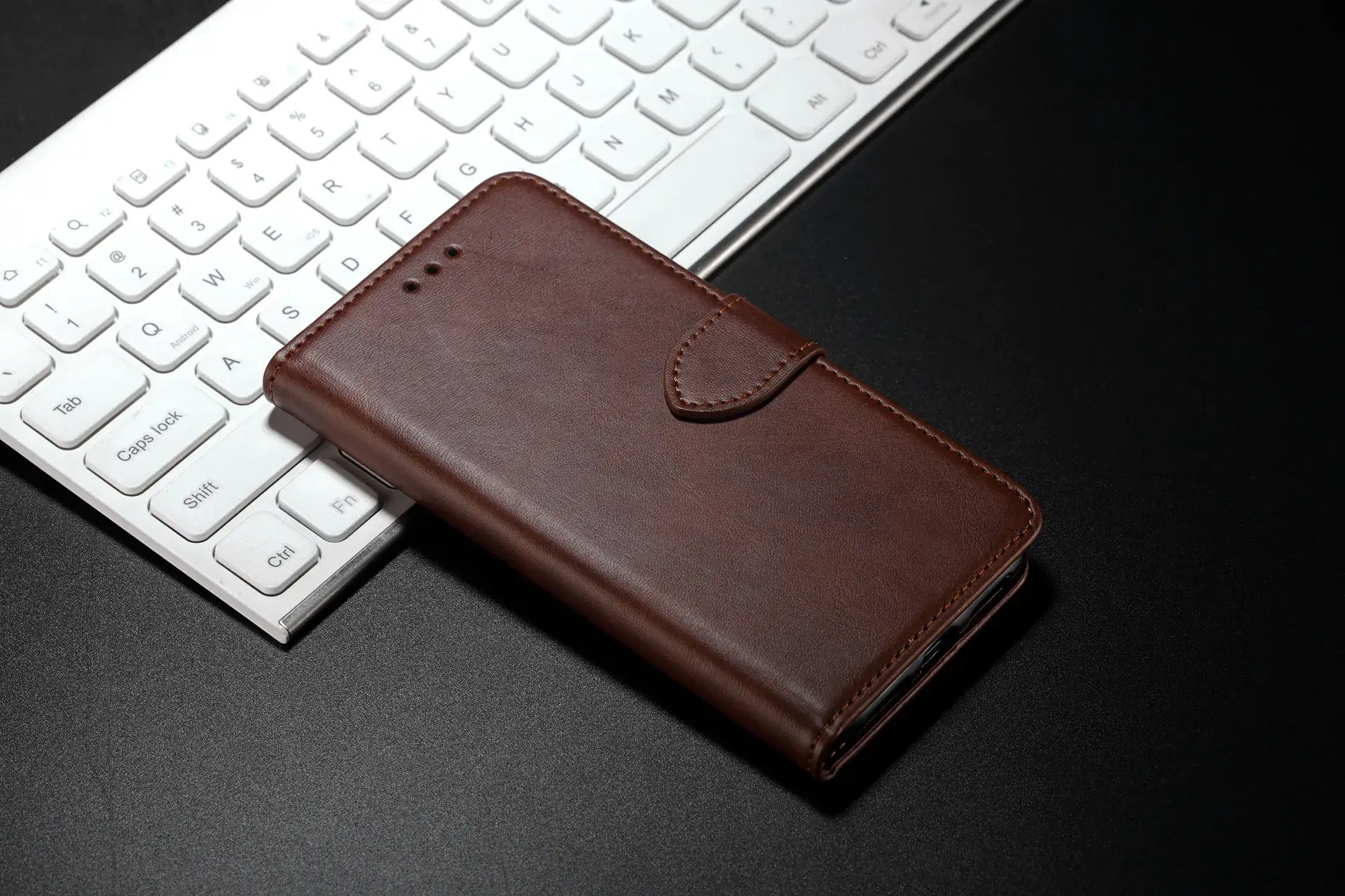 Calfskin iPhone 17 Wallet Case 8Plus Protective Cover — feature 76