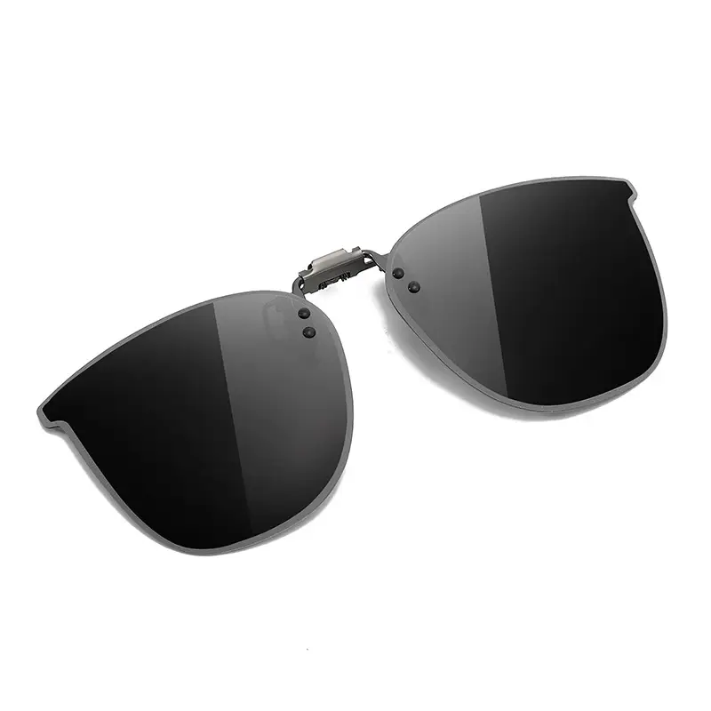 Ultra-Light Polarized Clip-On Sunglasses with Flip-Up UV Protection - Image 4