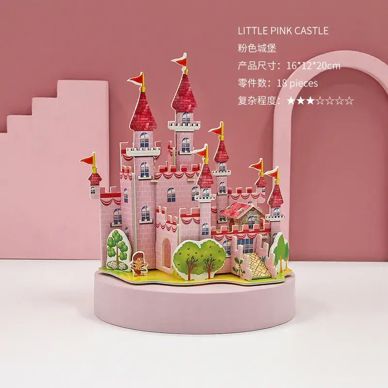 3D Wooden House Puzzle for Boys Girls Educational Toy - Image 29