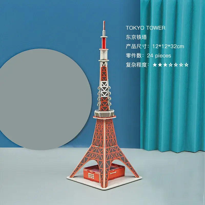 3D Wooden House Puzzle for Boys Girls Educational Toy - Image 53