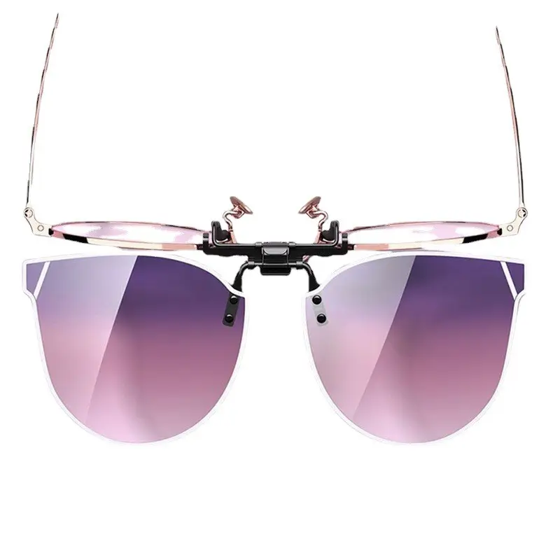 Women Polarized Sunglasses Clip Metal Clip Myopia Glasses - Image 11