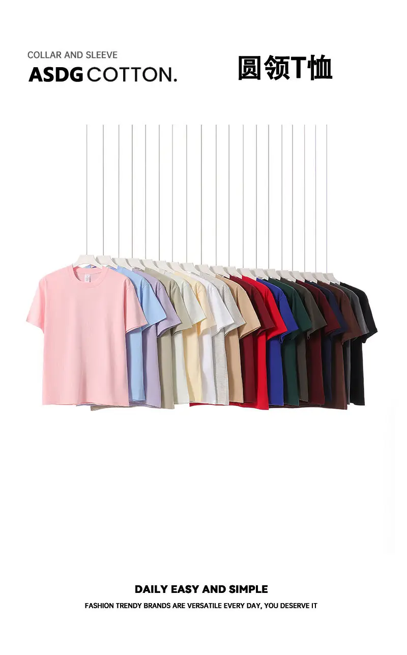 Women Heavyweight Cotton T-Shirt Blue Short Sleeve — feature 3