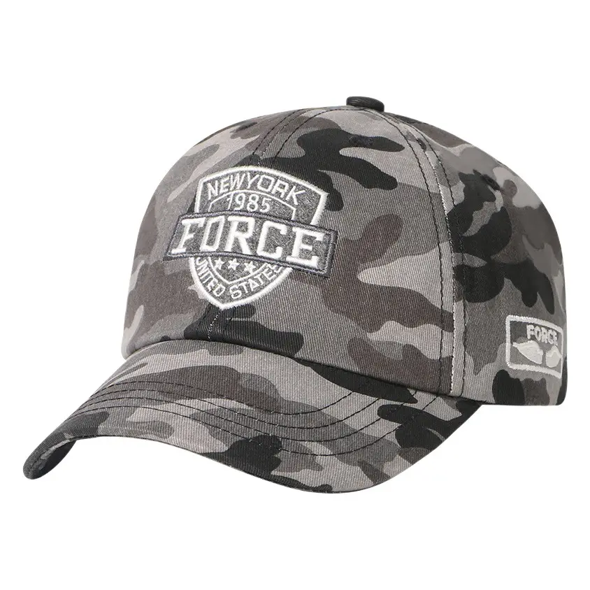 Men Camo Force Baseball Cap Spring Summer
