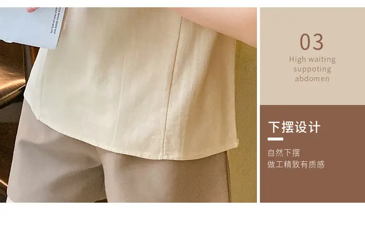 Korean Women 2022 Cotton Sleeveless Shirt White — feature 10
