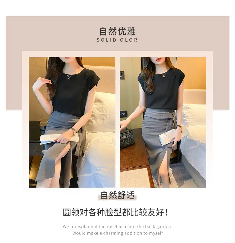Korean Women 2022 Cotton Sleeveless Shirt White — feature 15