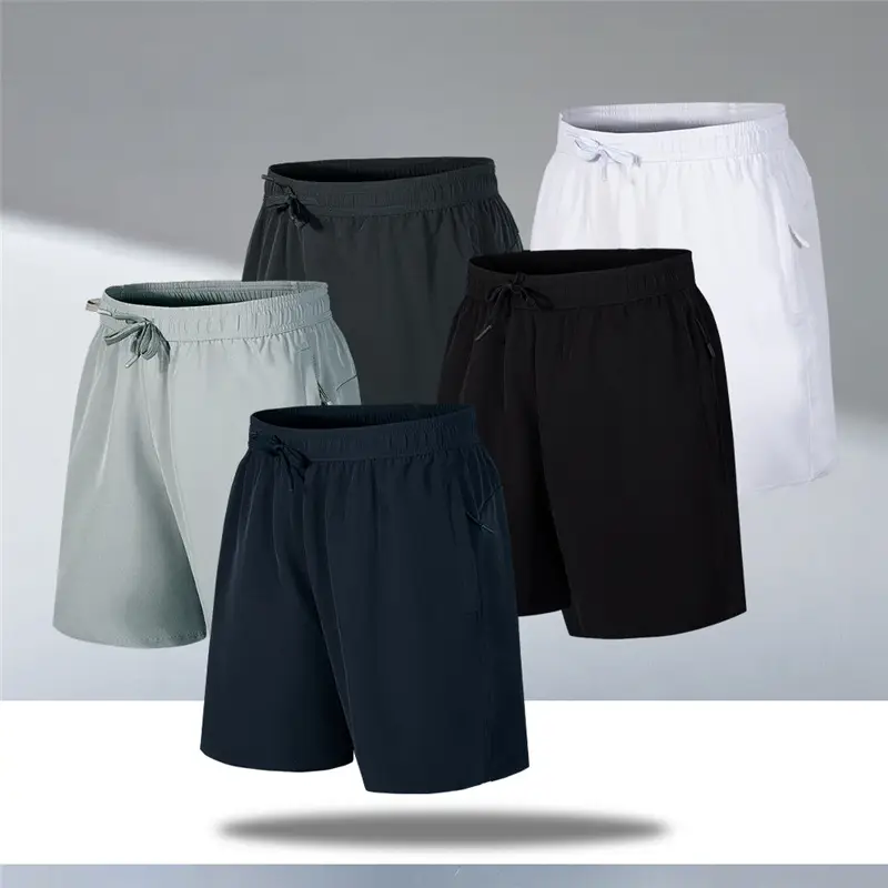 Men's Black Ice Silk Running Shorts Large