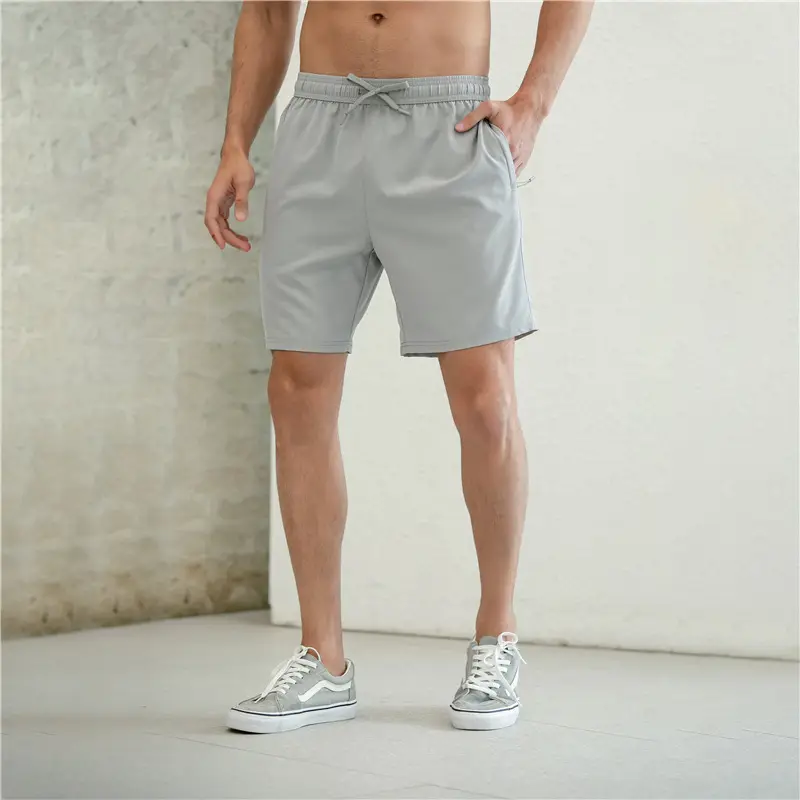 Men's Black Ice Silk Running Shorts Large