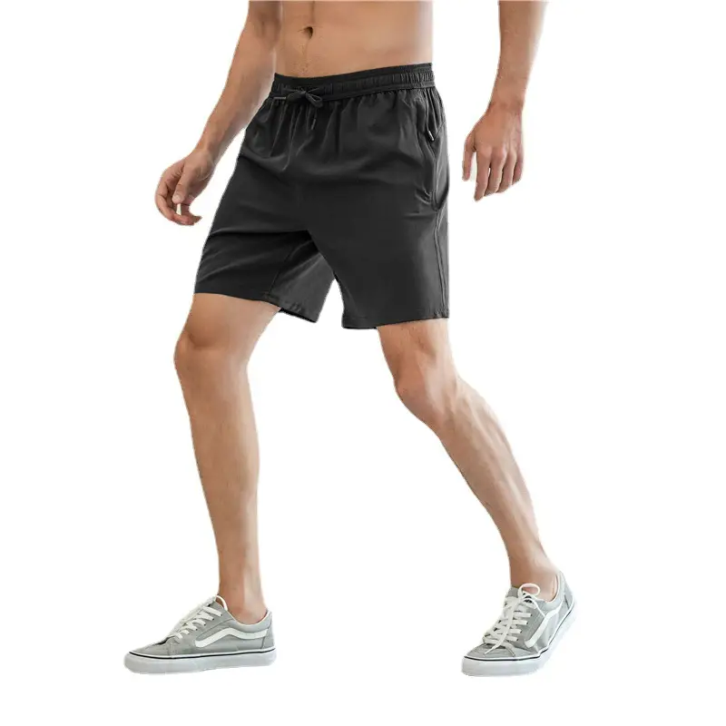 Men's Black Ice Silk Running Shorts Large