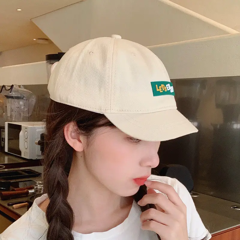 WeChat Printed Beige Women's Baseball Cap - Image 3