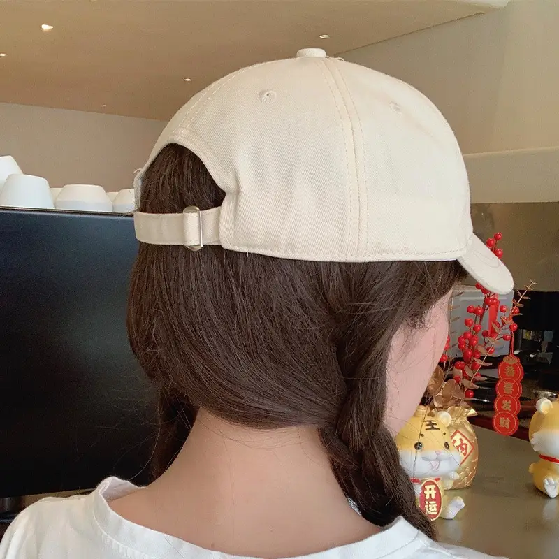WeChat Printed Beige Women's Baseball Cap - Image 4