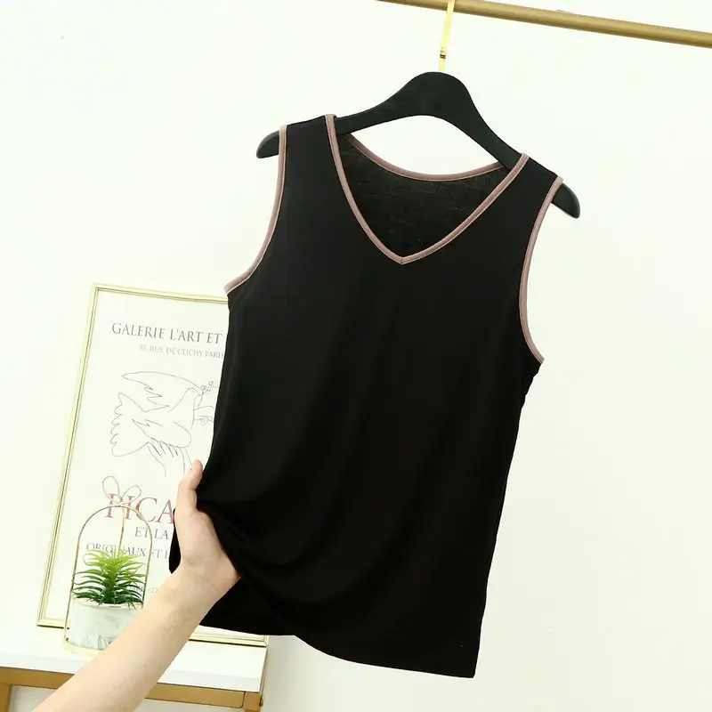 Summer V-Neck Sleeveless Camisole for Plus Size Women - Image 12