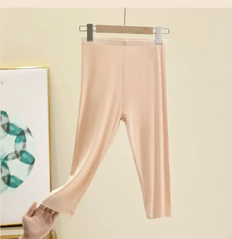 Women's Grey Cropped Leggings Summer Wear Large — feature 13