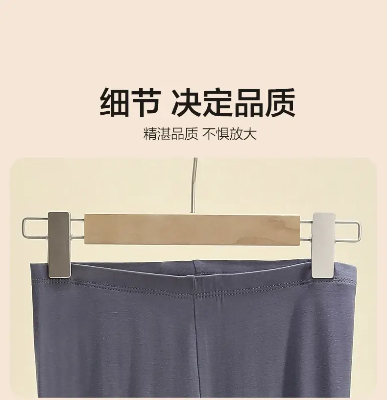 Women's Grey Cropped Leggings Summer Wear Large — feature 7