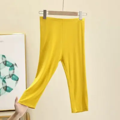 Women's Grey Cropped Leggings Summer Wear Large - Image 2