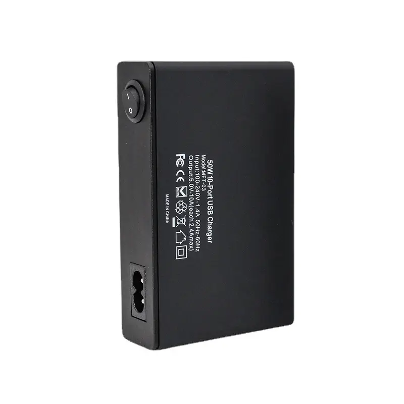 65W Multi-Port USB Charger for Apple Huawei