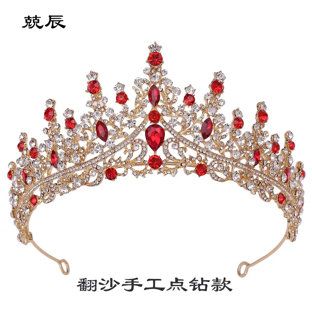New Rhinestone Crown for Bride European Wedding Styling