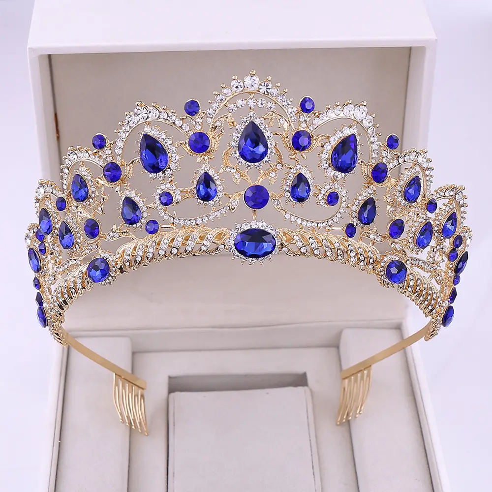 New Rhinestone Crown for Bride European Wedding Styling