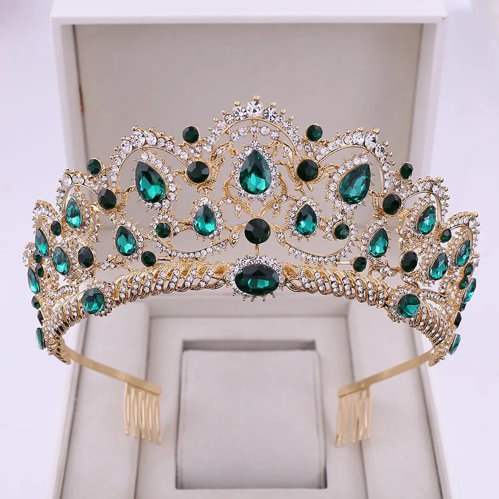 New Rhinestone Crown for Bride European Wedding Styling