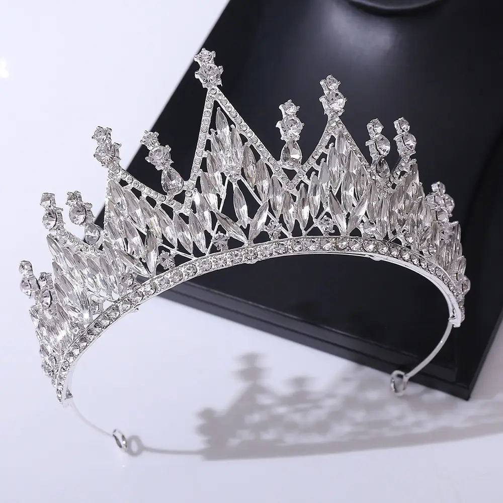 New Rhinestone Crown for Bride European Wedding Styling