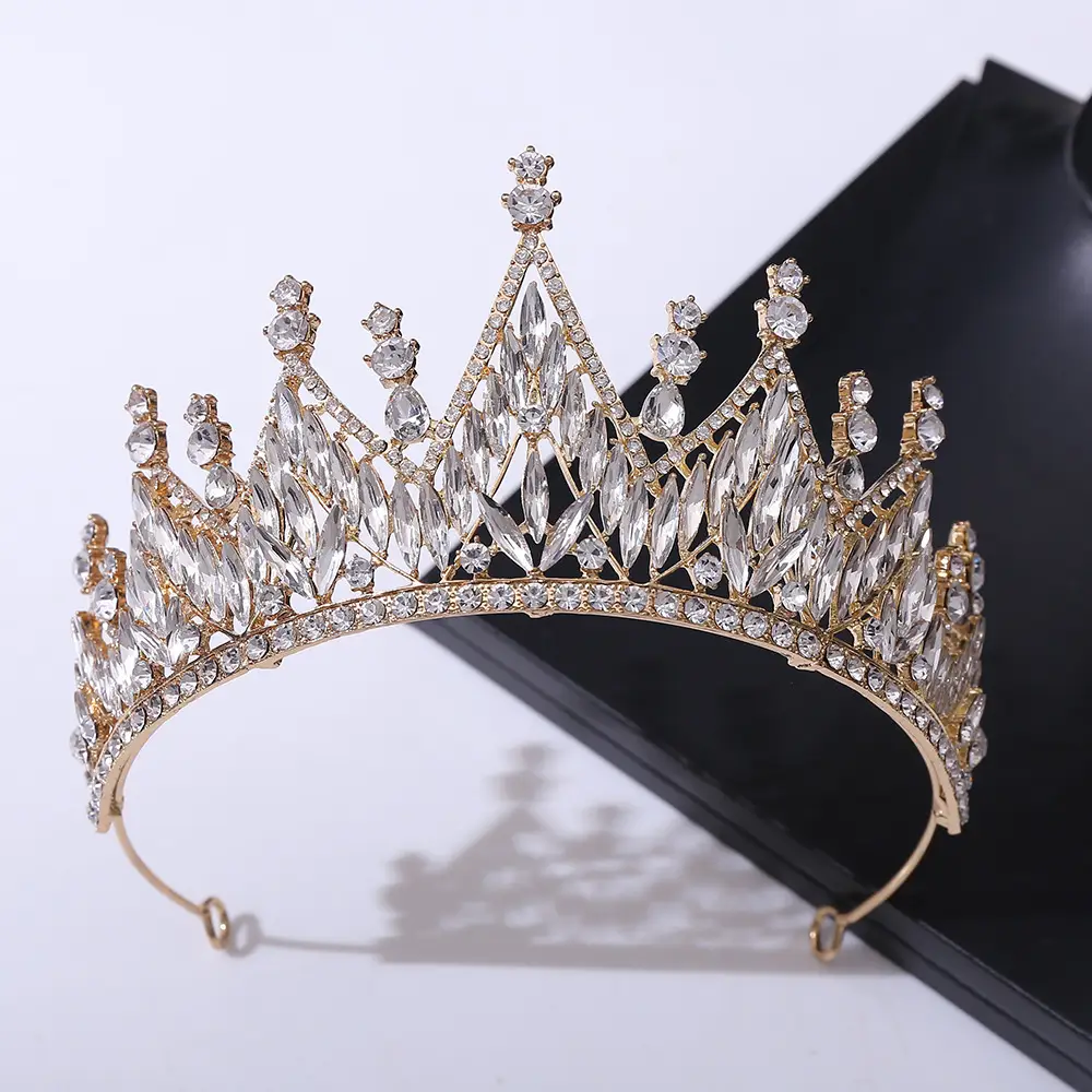New Rhinestone Crown for Bride European Wedding Styling