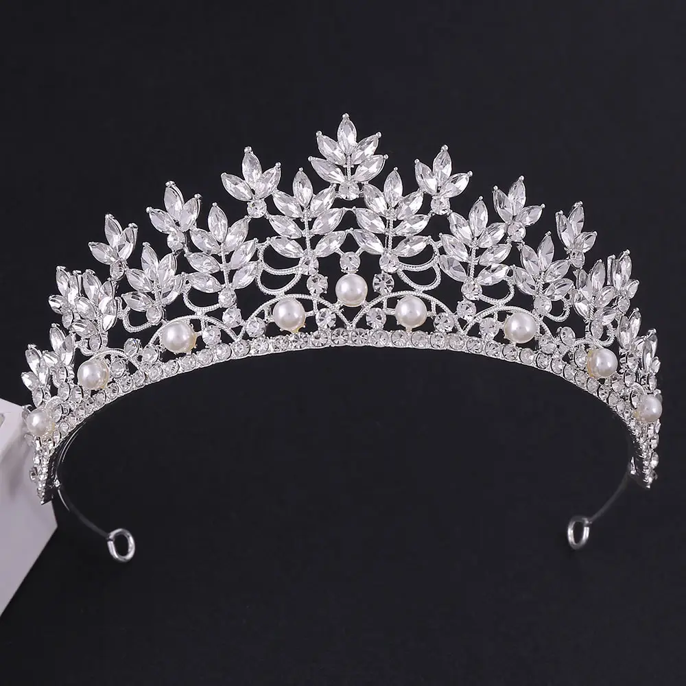 New Rhinestone Crown for Bride European Wedding Styling