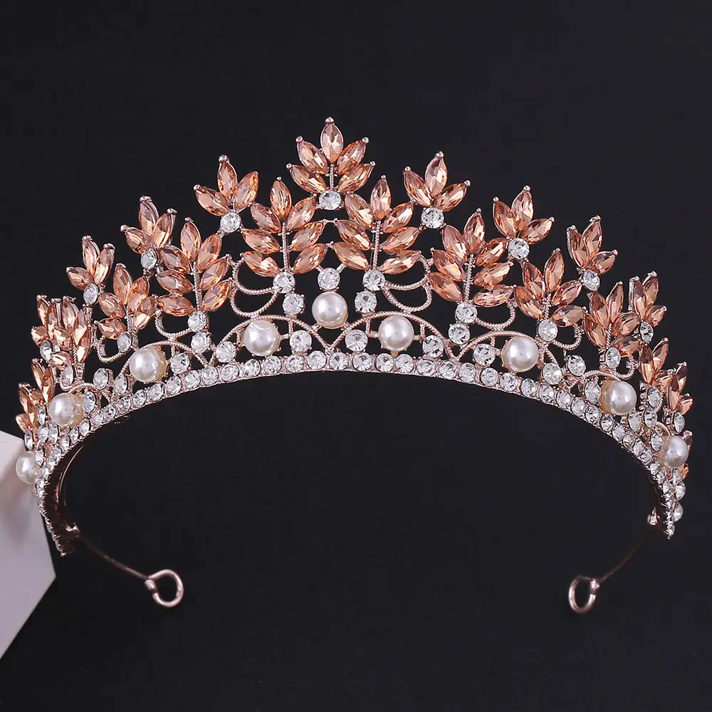 New Rhinestone Crown for Bride European Wedding Styling