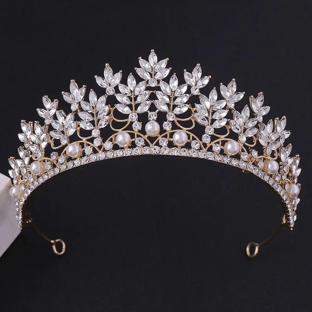 New Rhinestone Crown for Bride European Wedding Styling