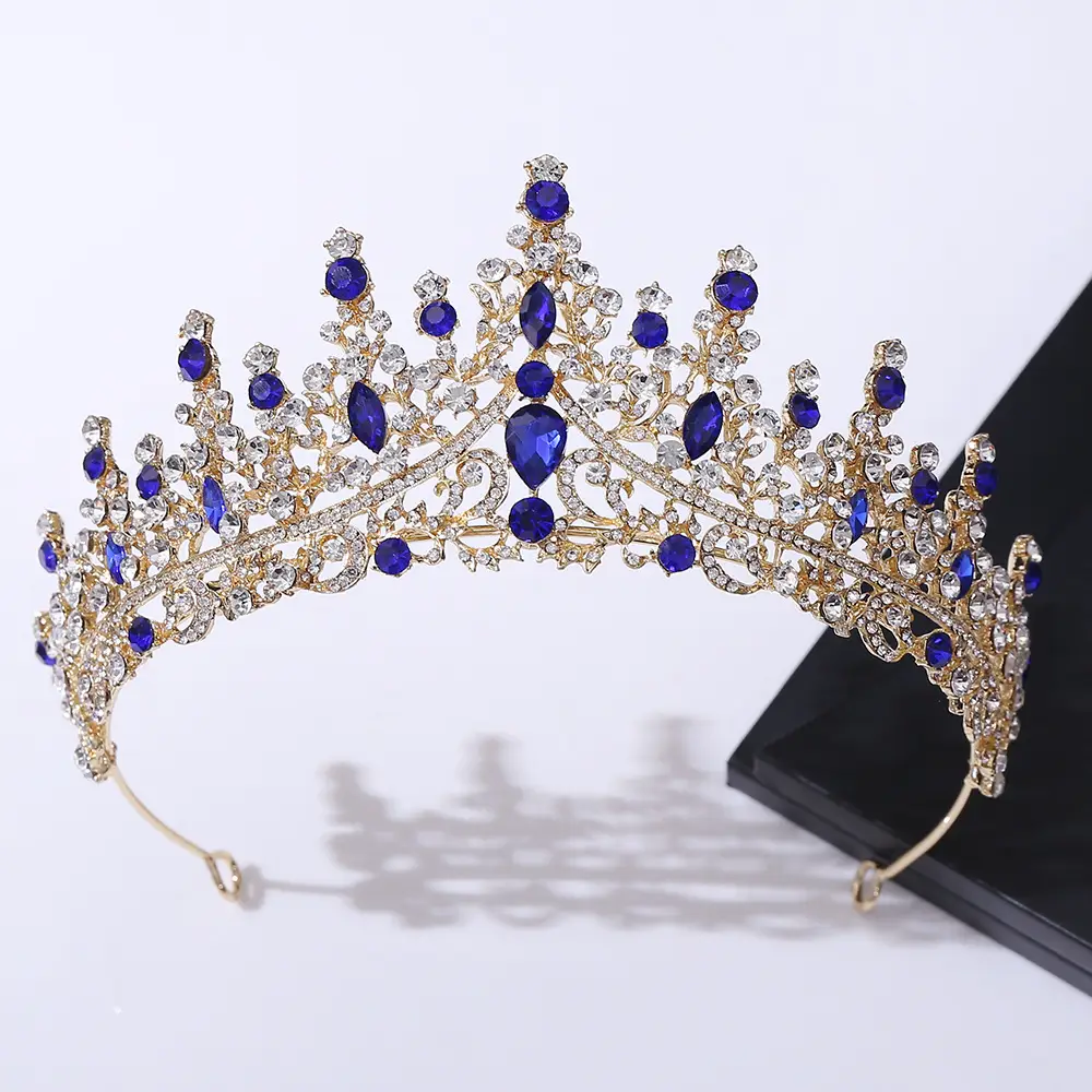 New Rhinestone Crown for Bride European Wedding Styling