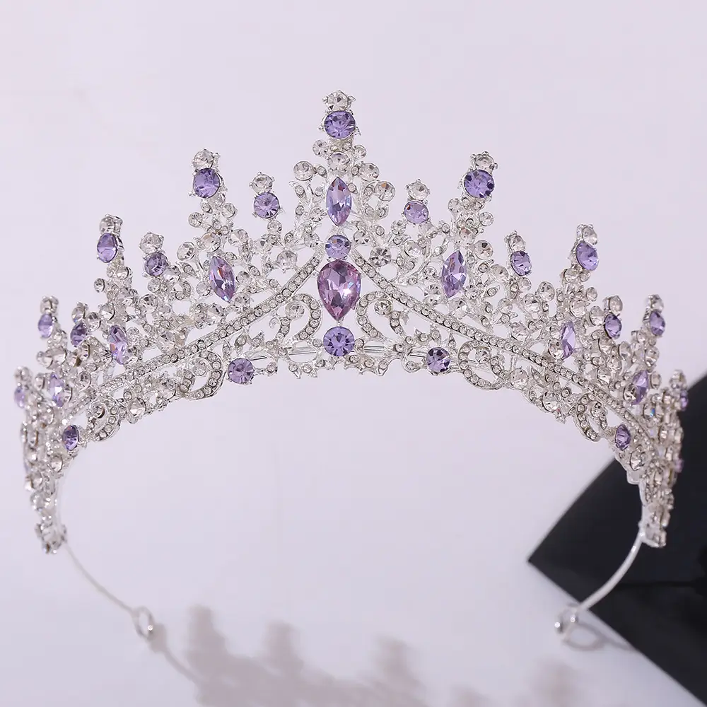 New Rhinestone Crown for Bride European Wedding Styling