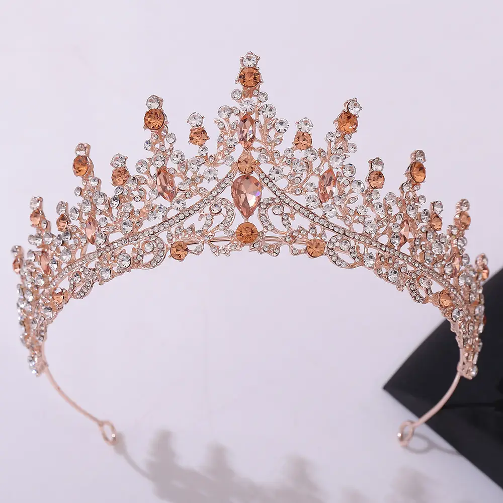 New Rhinestone Crown for Bride European Wedding Styling