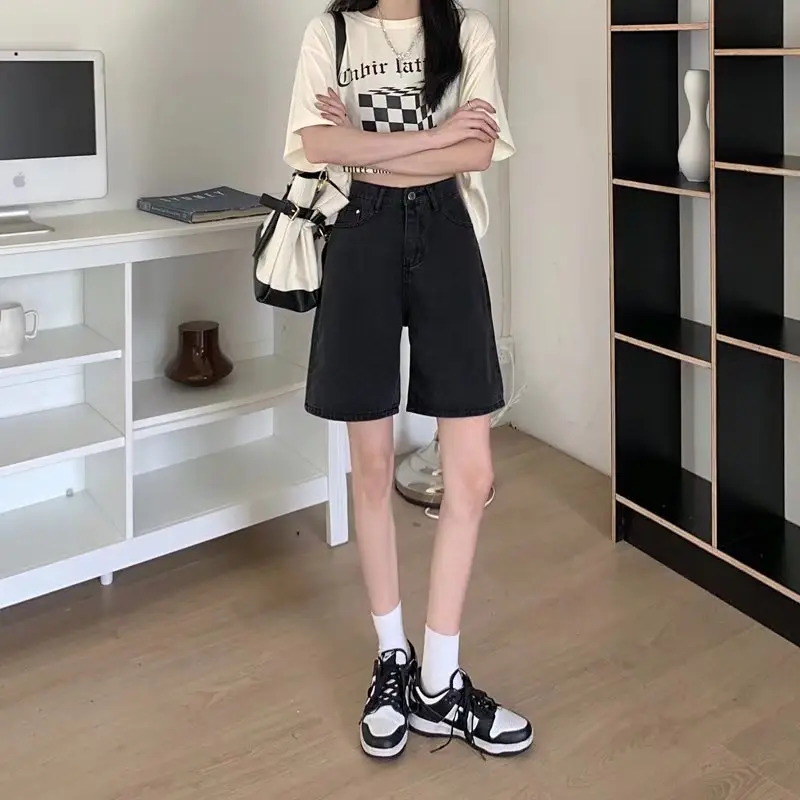 Women Half Denim Shorts High Waist 2022 - Image 6