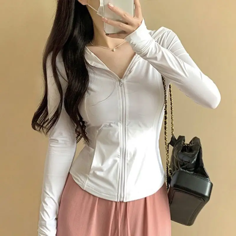 Women's Pink Anti-Ultraviolet Sunscreen Cape with Big Hat — feature 18