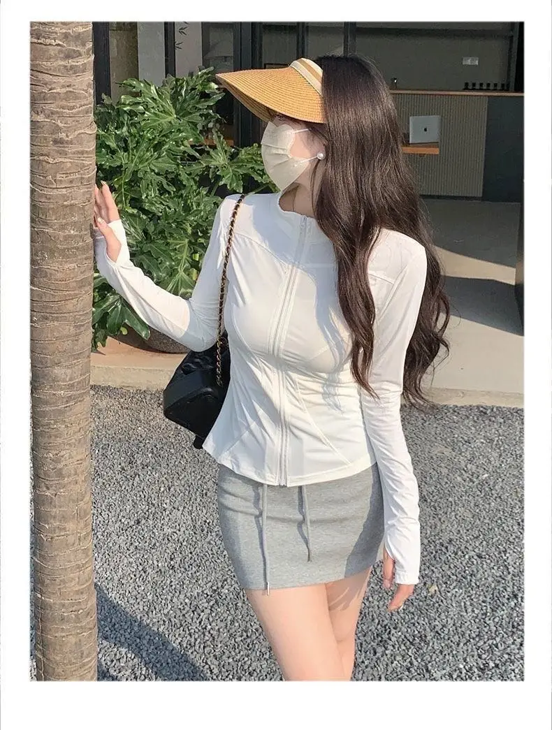 Women's Pink Anti-Ultraviolet Sunscreen Cape with Big Hat - Image 43