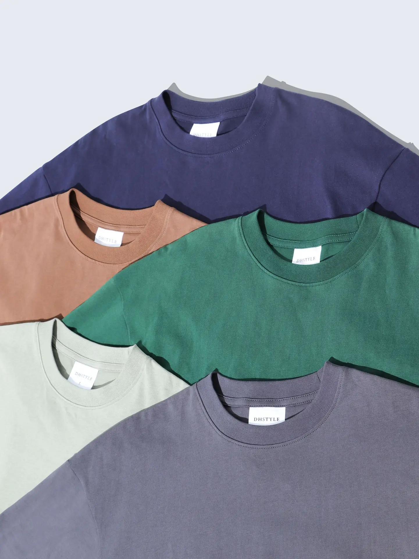 Men Navy Blue Cotton T-Shirt Shoulder Style - Image 17