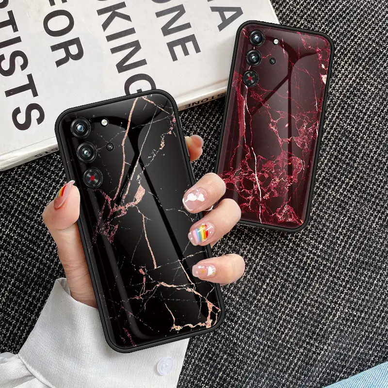 Marble Glass Phone Case for Black Shark 5 Pro - Image 8