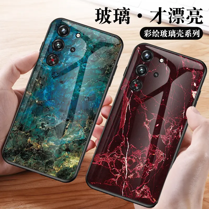 Marble Glass Phone Case for Black Shark 5 Pro - Image 10