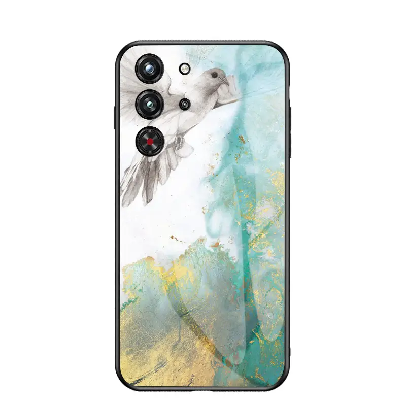 Marble Glass Phone Case for Black Shark 5 Pro - Image 2