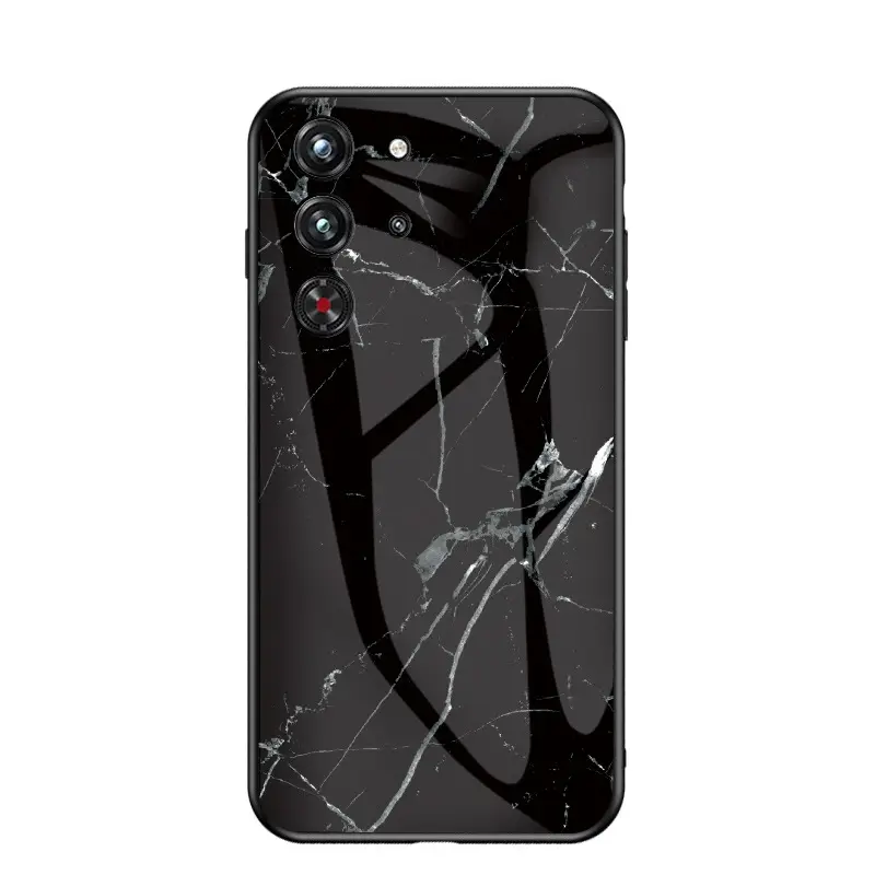 Marble Glass Phone Case for Black Shark 5 Pro - Image 4