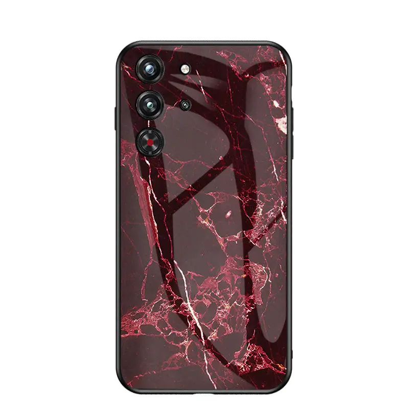 Marble Glass Phone Case for Black Shark 5 Pro - Image 6
