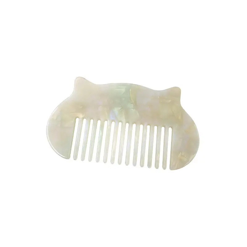 10cm Korean Cartoon Hair Comb Colorful Cartoon Design