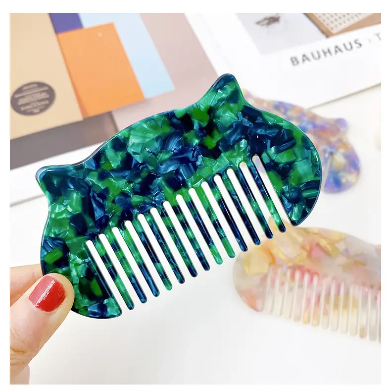 10cm Korean Cartoon Hair Comb Colorful Cartoon Design — feature 6
