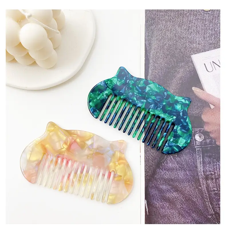 10cm Korean Cartoon Hair Comb Colorful Cartoon Design — feature 7